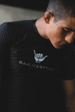 Rashguard - Roll Forever - Black