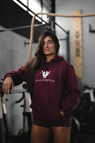 Hoodie - Roll Forever - Dark Red