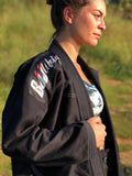 Pre order - BJJLIFESTYLE GI FEMALE BLACK - Bjjlifestyle